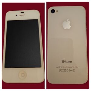 Apple iPhone 4S White Icloud Locked Model A1387 Cell Phone